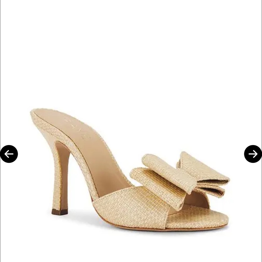 RAYE Lizzy Sandal Heel w Bow Made in Brazil Size 9